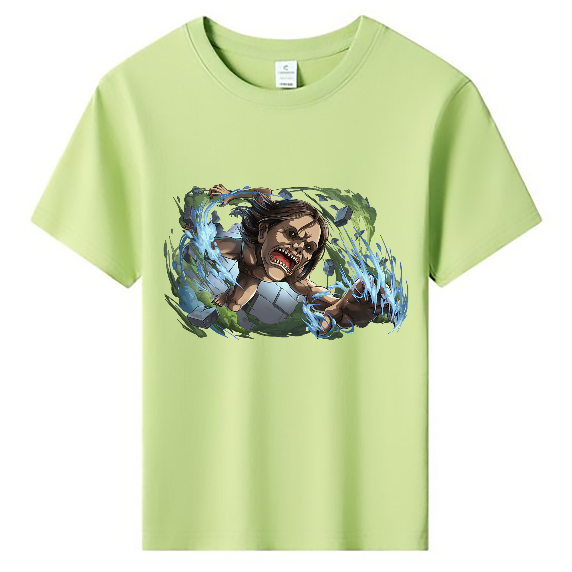 （画像用） 進撃の巨人 Attack on Titan 綿100％キッズTシャツ（フロントプリント）